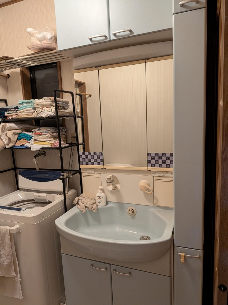 洗面台の取り付け取り外し 画像1